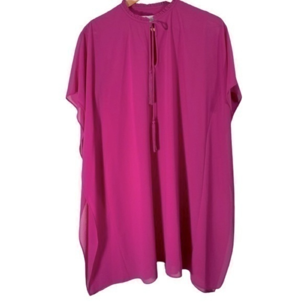 Mark & James Badgley Mischka Women’s Blouse/Tunic Top size S color Pink